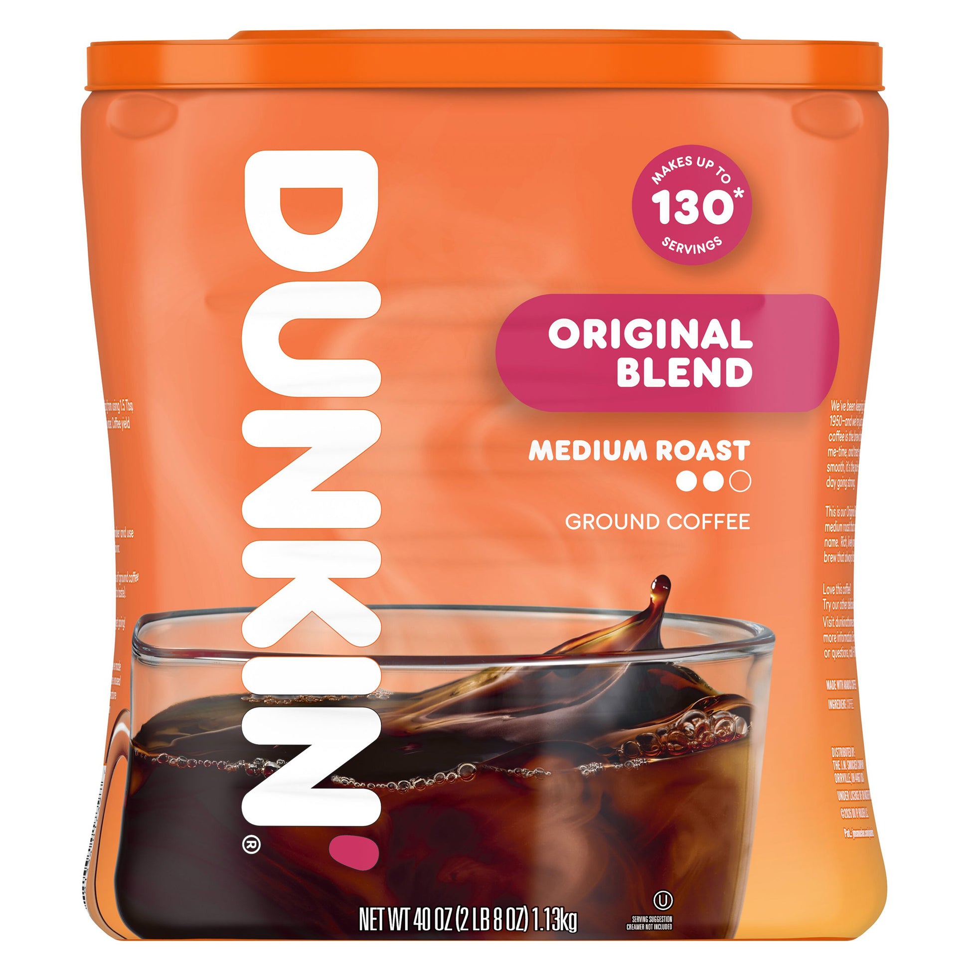 DUNKIN' DONUTS ORIGINAL BLEND COFFEE 2.5 LB
