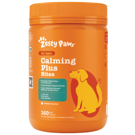 ZESTY PAWS CALMING CHEW 160 CT