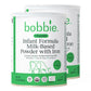 BOBBIE ORGANIC INFANT FORMULA 14.1 OZ, 2-PACK • CERTIFIED USDA ORGANIC • NO GROWTH HORMONES • MILK BASED POWDER W/ IRON • DHA & ARA • NO CORN SYRUP