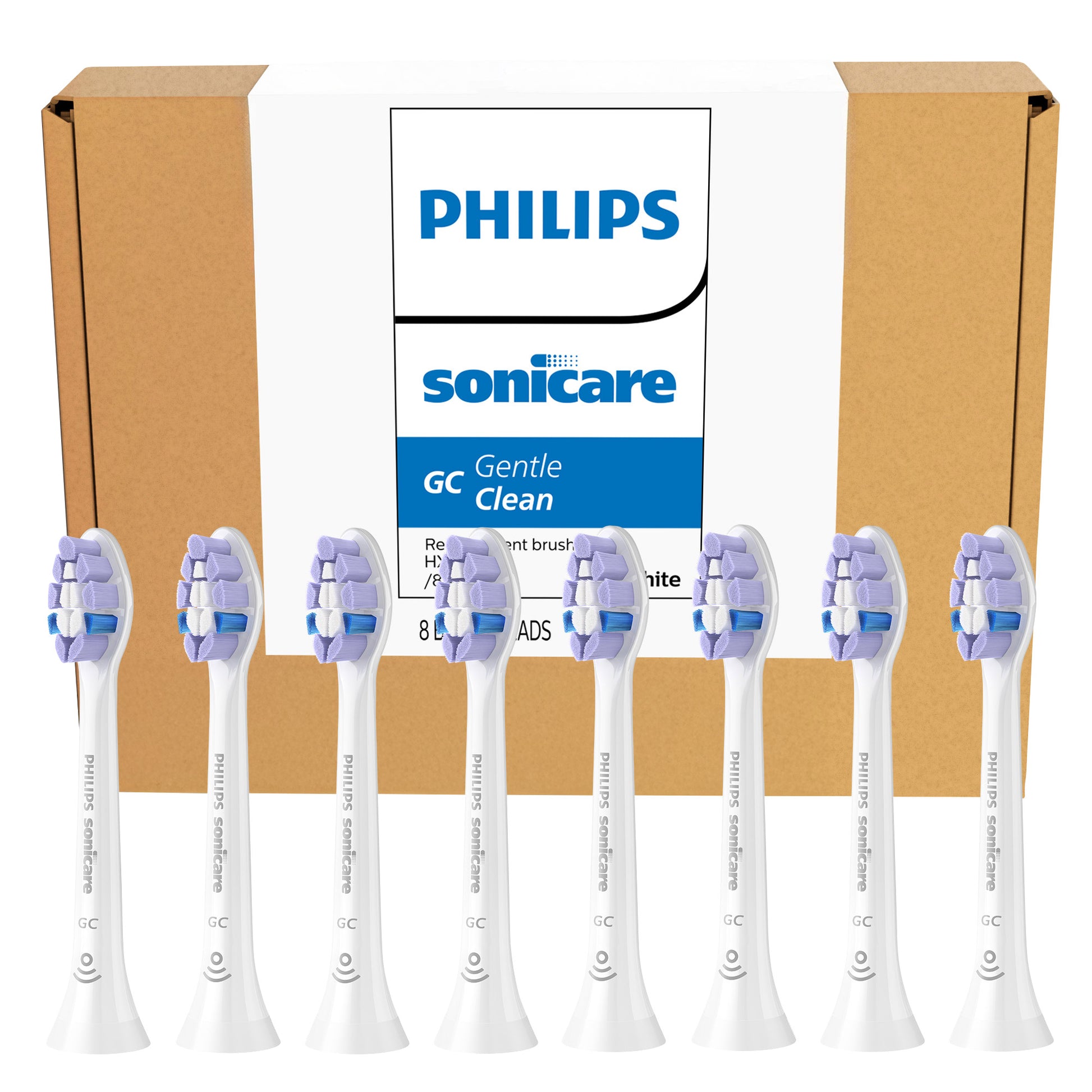 SONICARE GENTLE CLEAN 8PK ULTRA SOFT BRISTLE ^