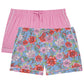 ROOM SERVICE WOMEN'S LOUNGE SHORT 2PK
