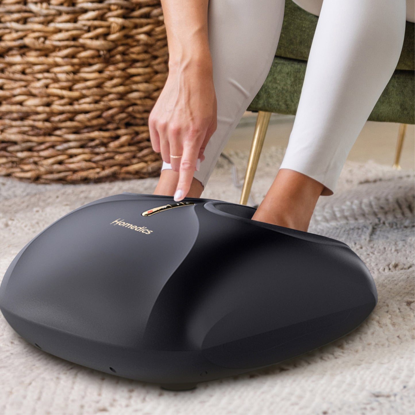 HOMEDICS SHIATSU + AIR FOOT MASSAGER