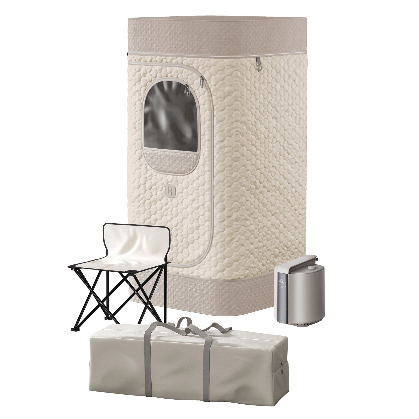 HOMEDICS PREMIUM PORTABLE STEAM SAUNA BLACK