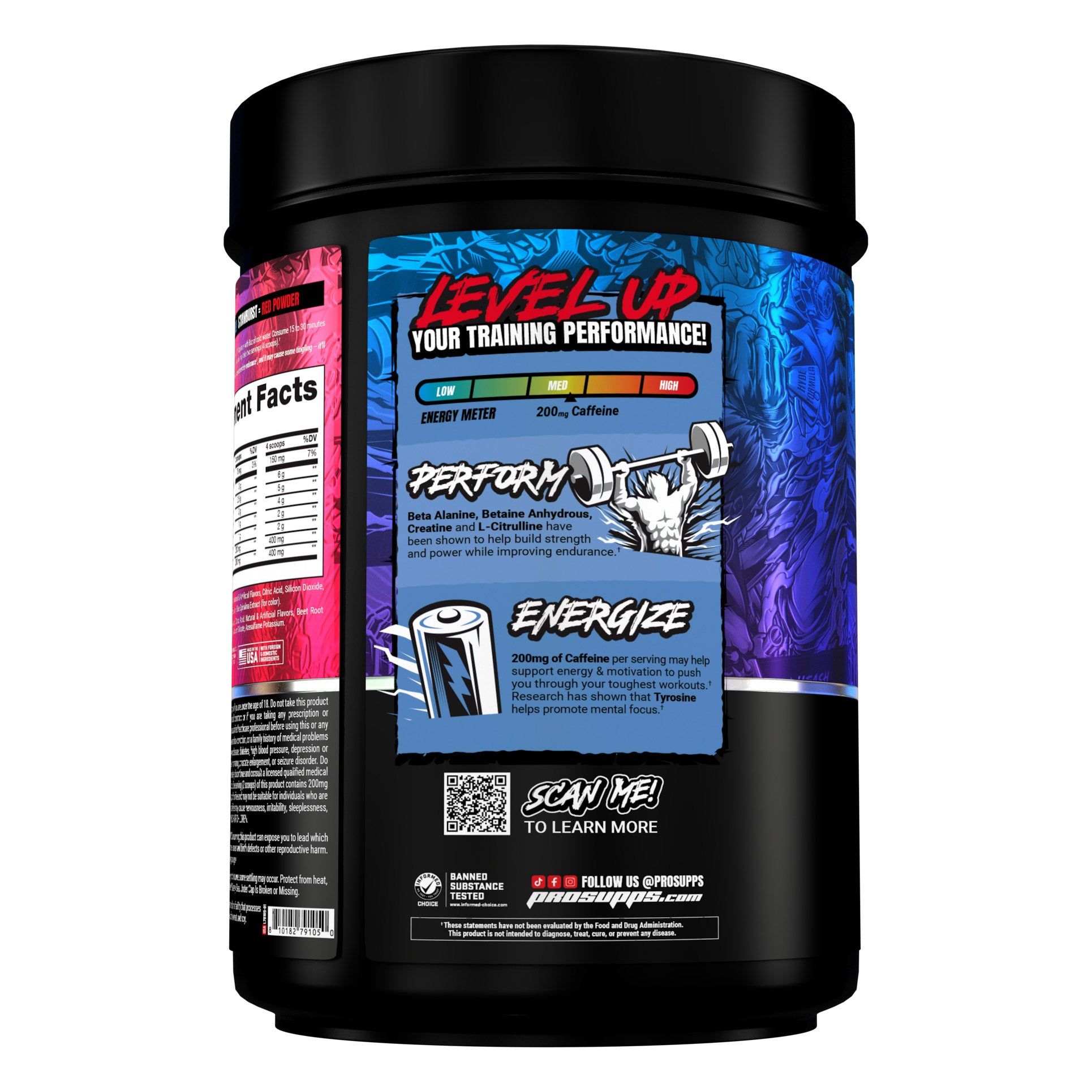 MR. HYDE SIGNATURE PRE-WORKOUT/CREATINE 36.6 OZ, 72 SERVINGS