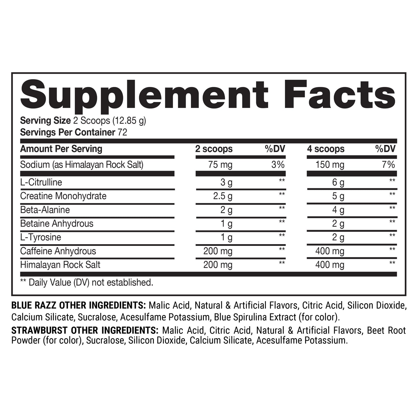 MR. HYDE SIGNATURE PRE-WORKOUT/CREATINE 36.6 OZ, 72 SERVINGS
