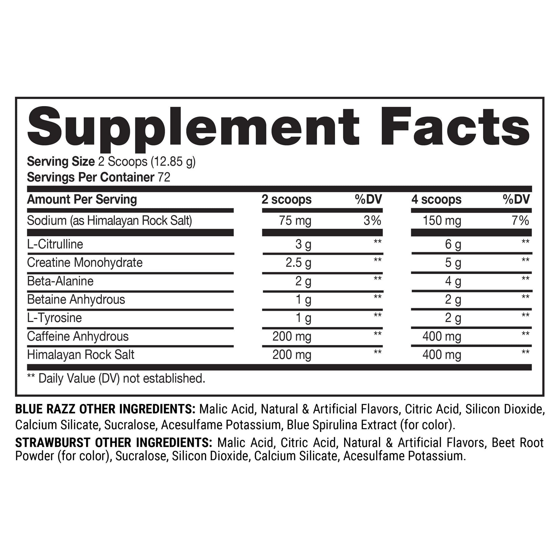 MR. HYDE SIGNATURE PRE-WORKOUT/CREATINE 36.6 OZ, 72 SERVINGS