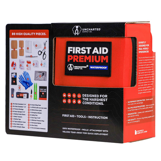 UNCHARTED SUPPLY CO 89 PIECES PREMIUM FIRST AID KIT