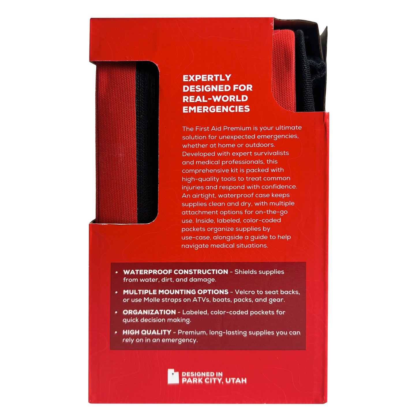 UNCHARTED SUPPLY CO 89 PIECES PREMIUM FIRST AID KIT