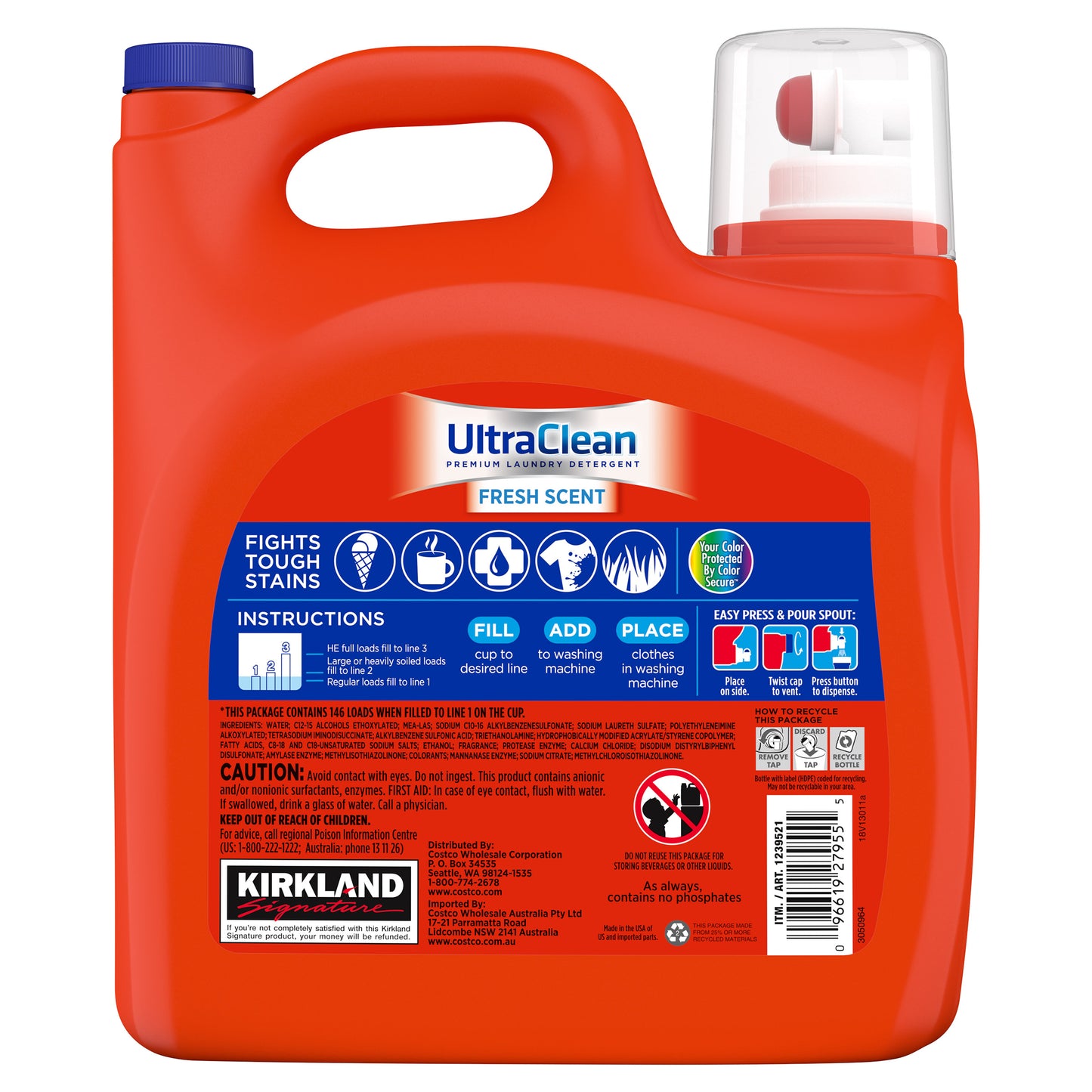 KIRKLAND SIGNATURE ULTRA LIQUID HE 146 LOADS/194 OZ
