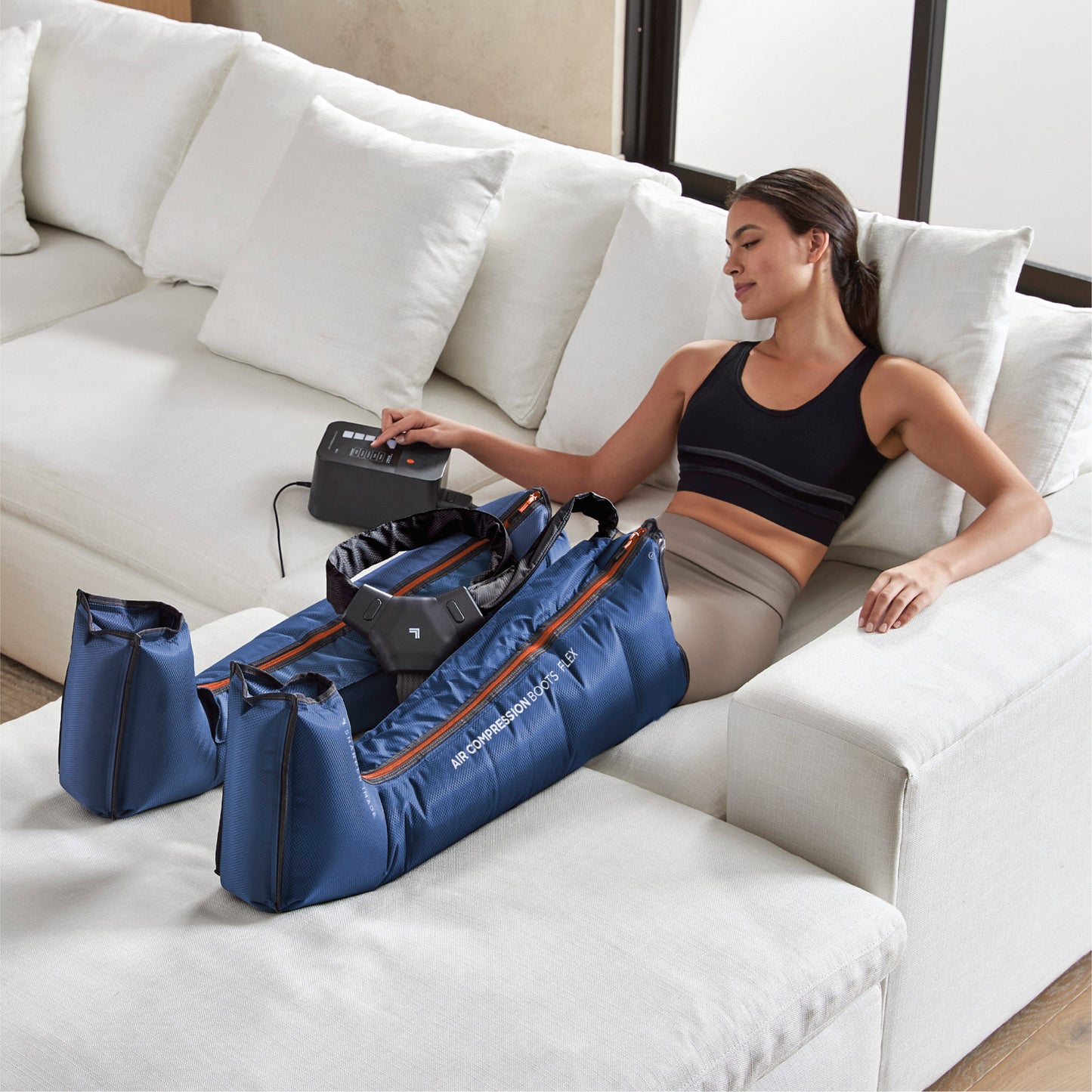 SHARPER IMAGE AIR COMPRESSION BOOTS FSA ELIGIBLE