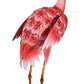 EVERGREEN SOLAR LED METAL FLAMINGO STATUE PAIR