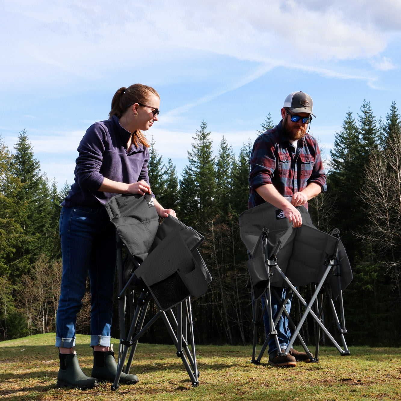 CASCADE MOUNTAIN TECH HEAVY DUTY CAMP CHAIR