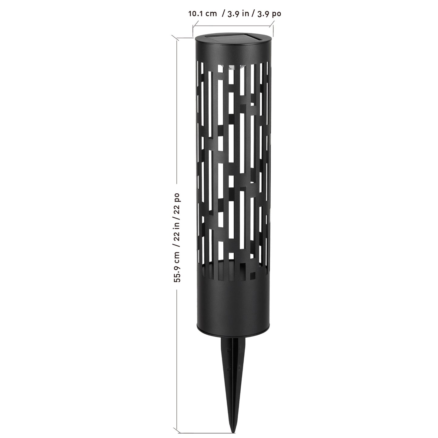 TEST RITE BOLLARD SOLAR ROTATING