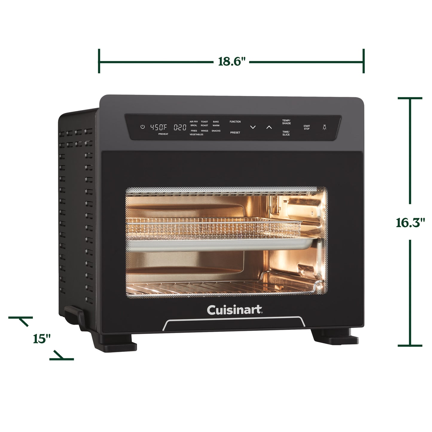 CUISINART 26L 10-IN-1 WTDR EWL CAN DIGITAL AIR FRYER OVEN AU VIETNAM