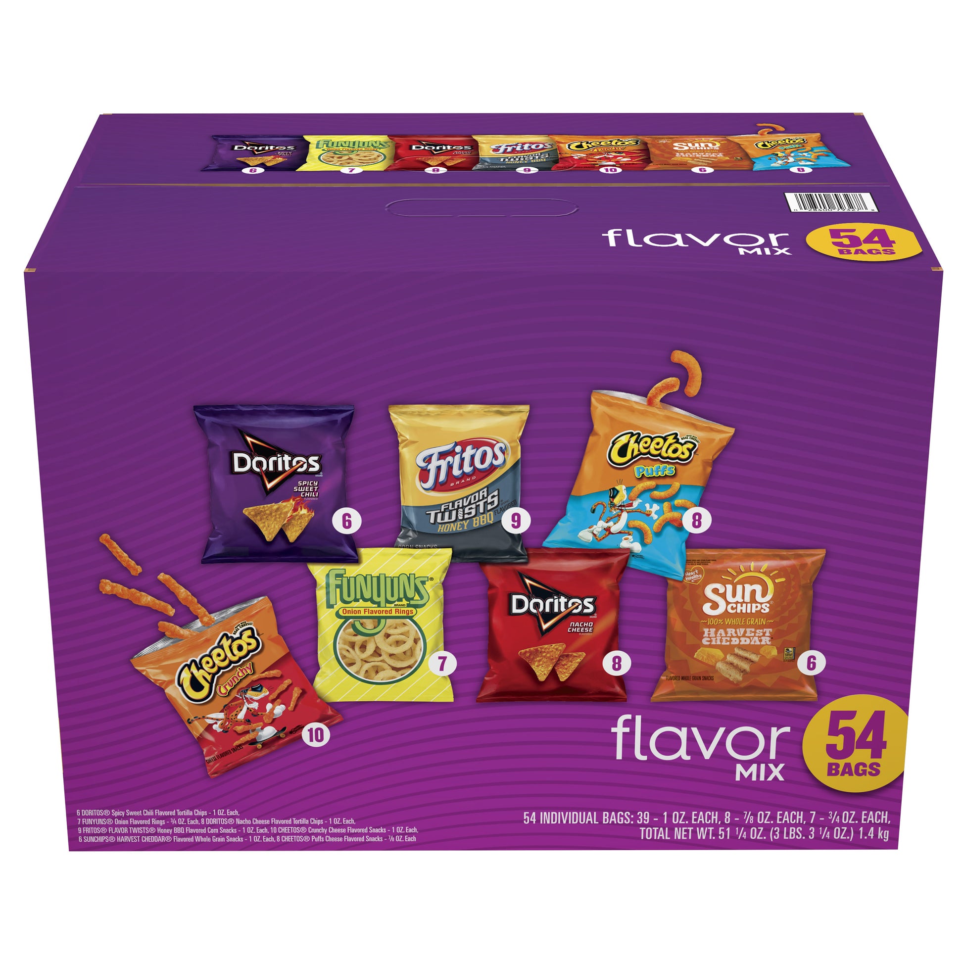 FRITO LAY FLAMIN HOT VEND MIX 54 CT