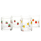 PANDEX 14OZ FRUIT ICON GLASS 4 PACK