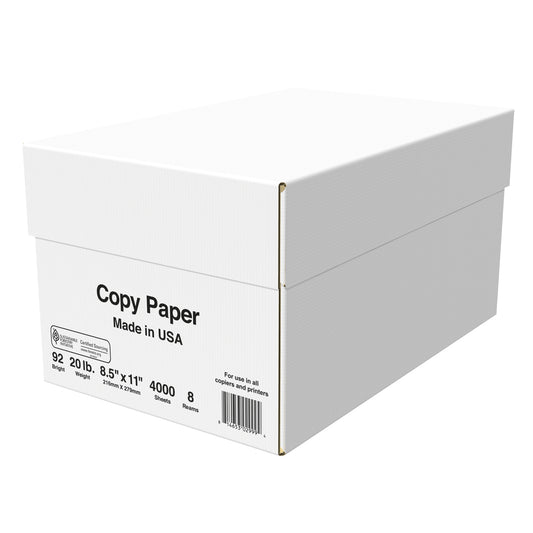 NATURAL CHOICE COPY PAPER 20 LB 8.5" X 11" 5000 SHEETS