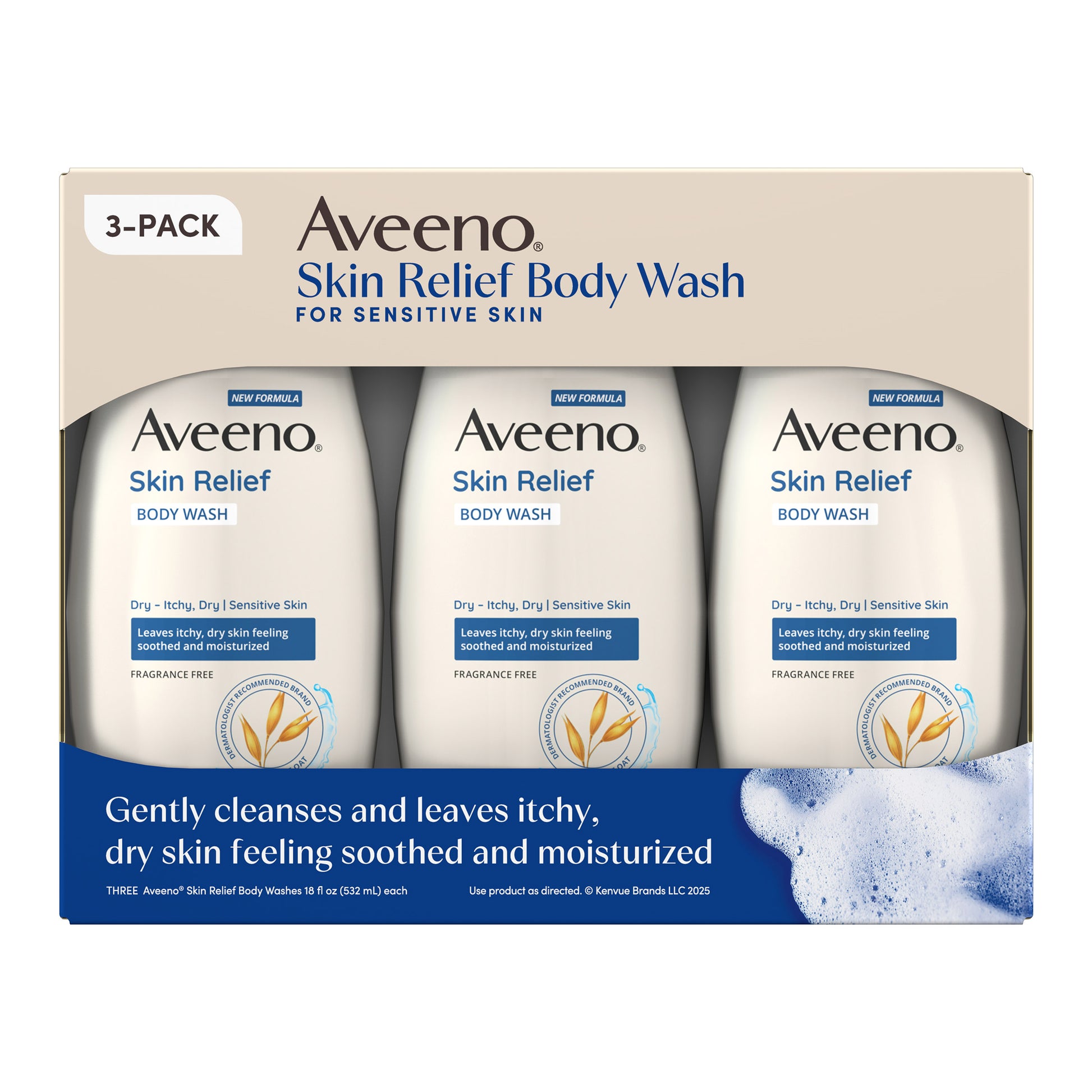 AVEENO SKIN RELIEF BODY WASH 3/18FL OZ