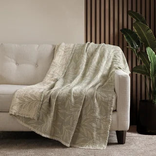 REVERSIBLE COTTON THROW