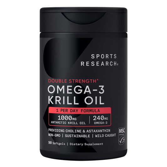 SPORTS RESEARCH OMEGA-3 KRILL OIL 1000MG 90CT