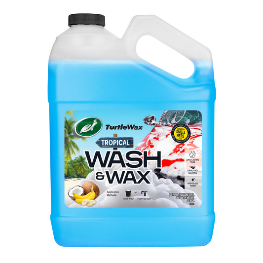 TURTLE WAX TROPICAL WASH & WAX 128 OZ