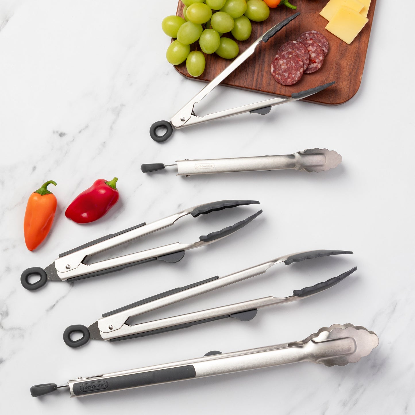 SABATIER 6PC STAINLESS STEEL & SILICONE TOOL SET