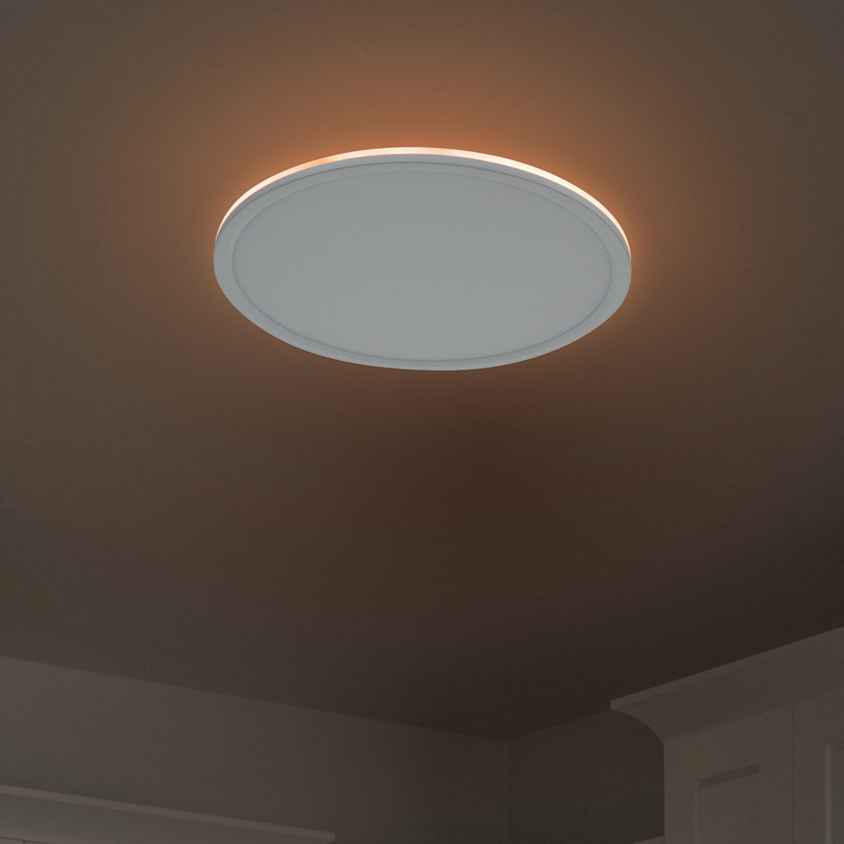FEIT ELECTRIC 15IN FLUSH MOUNT W/ EDGELIT NIGHT LIGHT