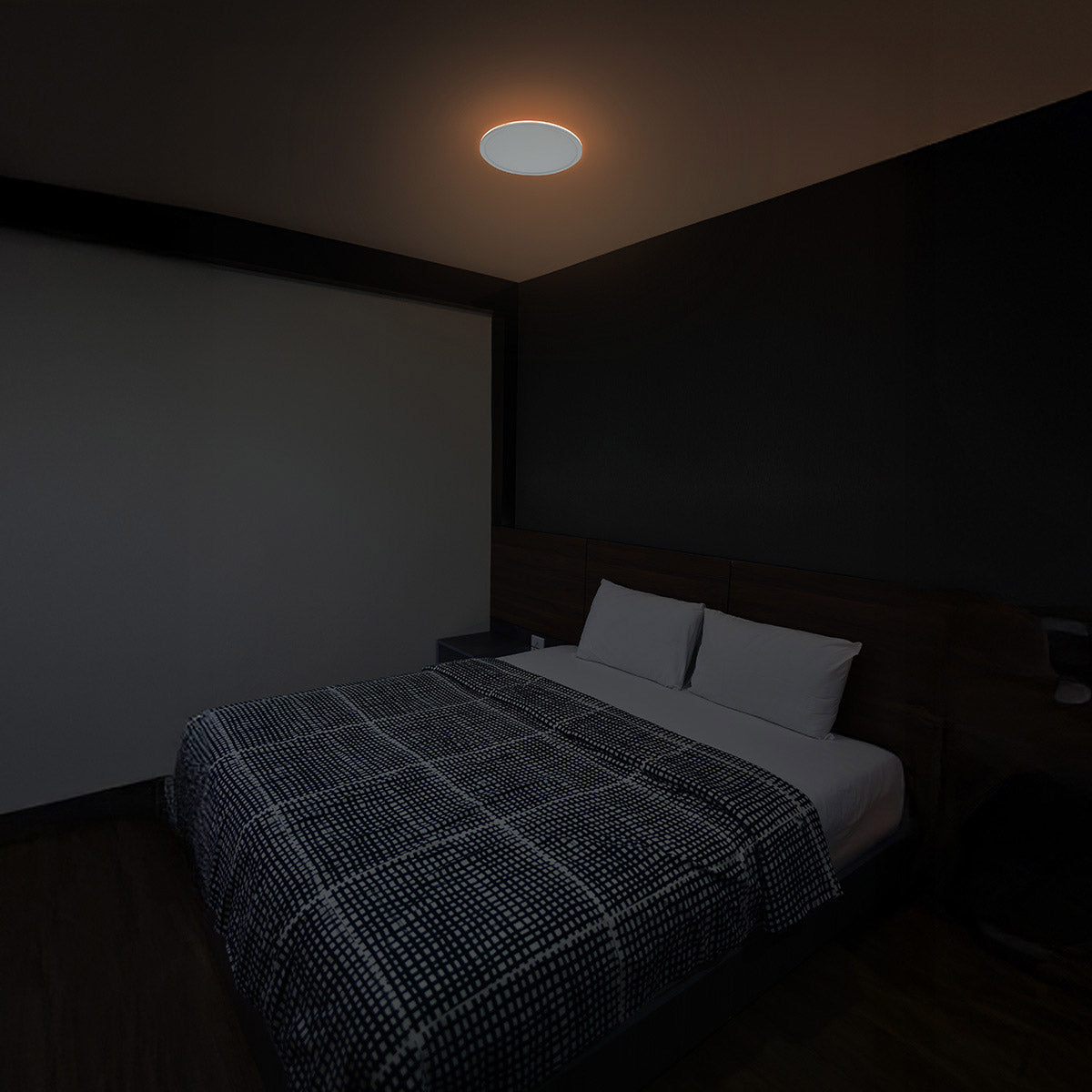 FEIT ELECTRIC 15IN FLUSH MOUNT W/ EDGELIT NIGHT LIGHT