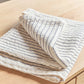 AVOCADO KNOTTED STRIPE THROW