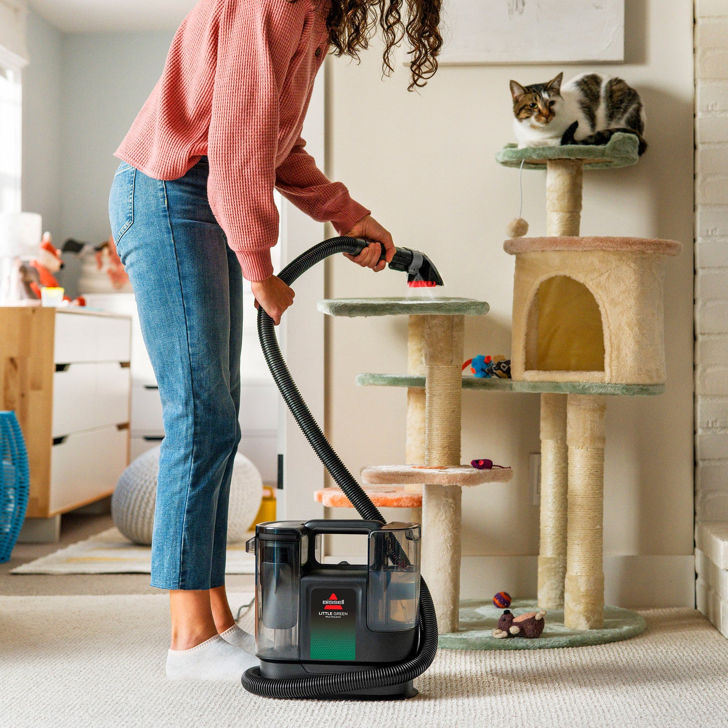 BISSELL LITTLE GREEN MULTICLEAN PORTABLE DEEP CLEANER ^