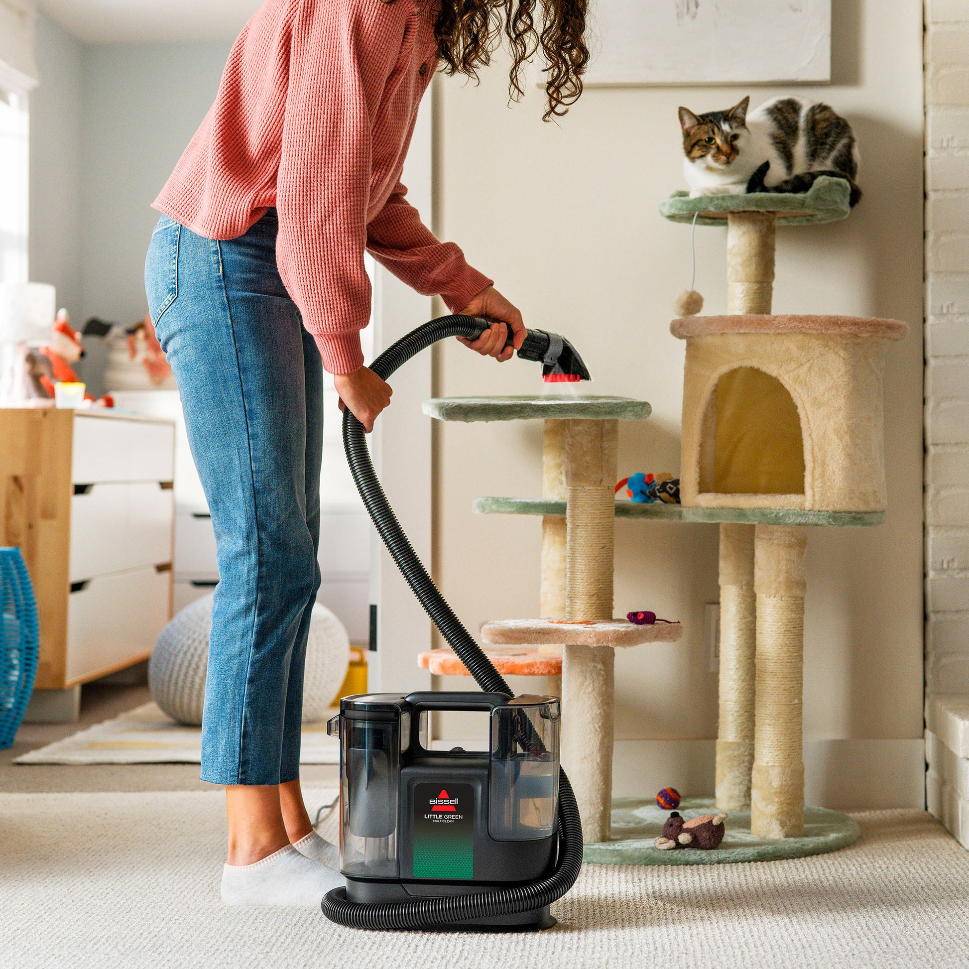BISSELL LITTLE GREEN MULTICLEAN PORTABLE DEEP CLEANER ^