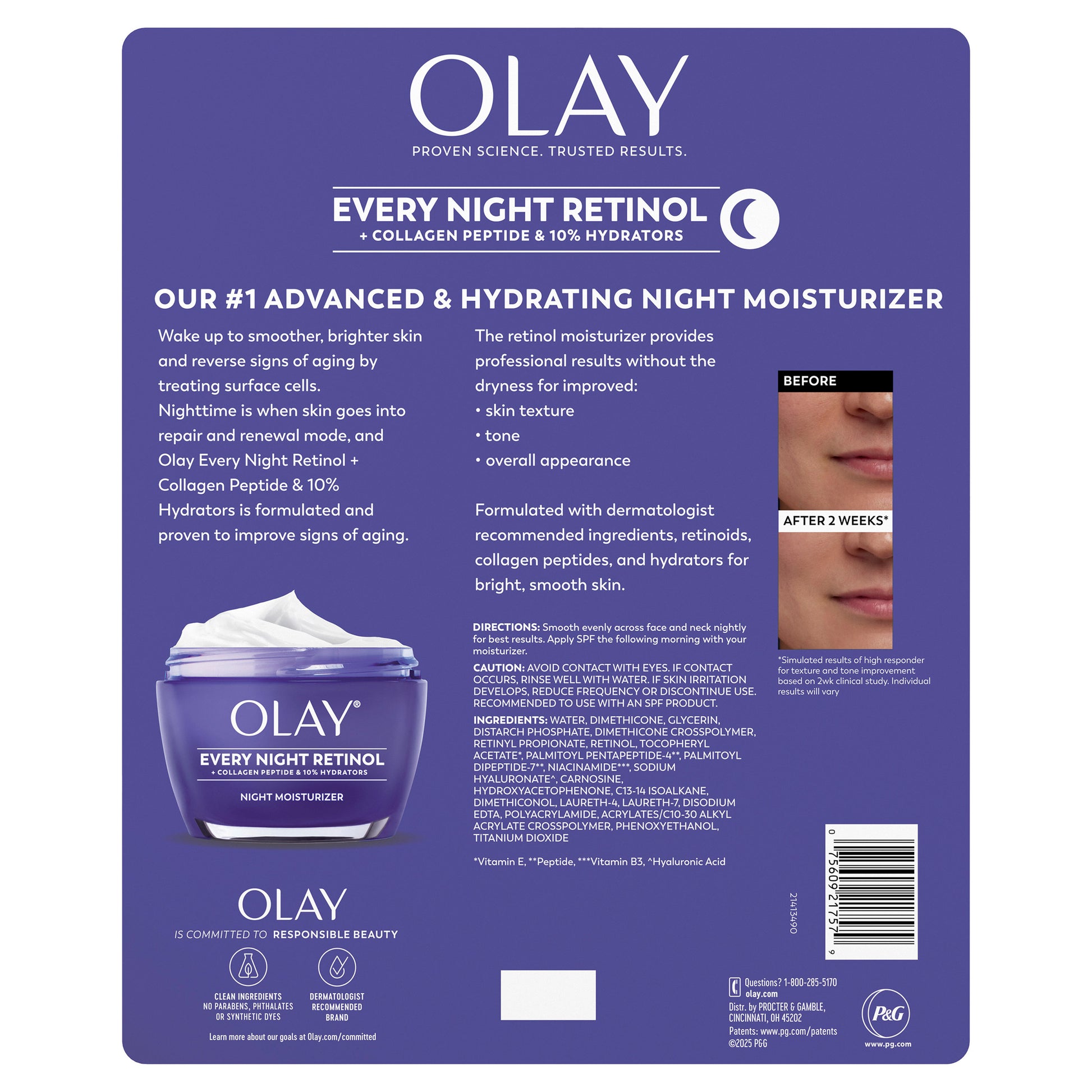 OLAY EVERY NIGHT RETINOL MOISTURIZER