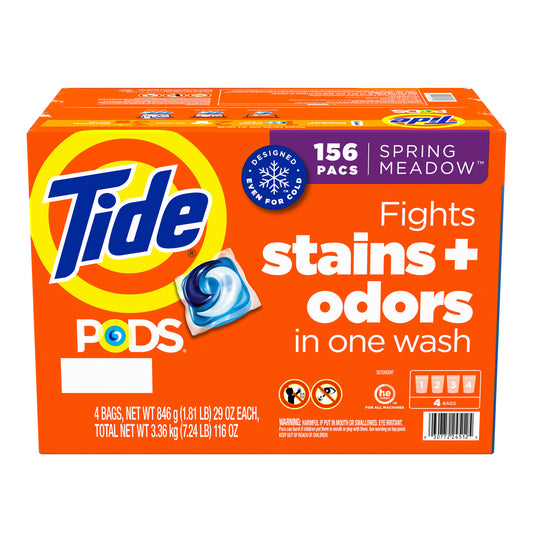 TIDE SPRING MEADOW PODS 156 CT