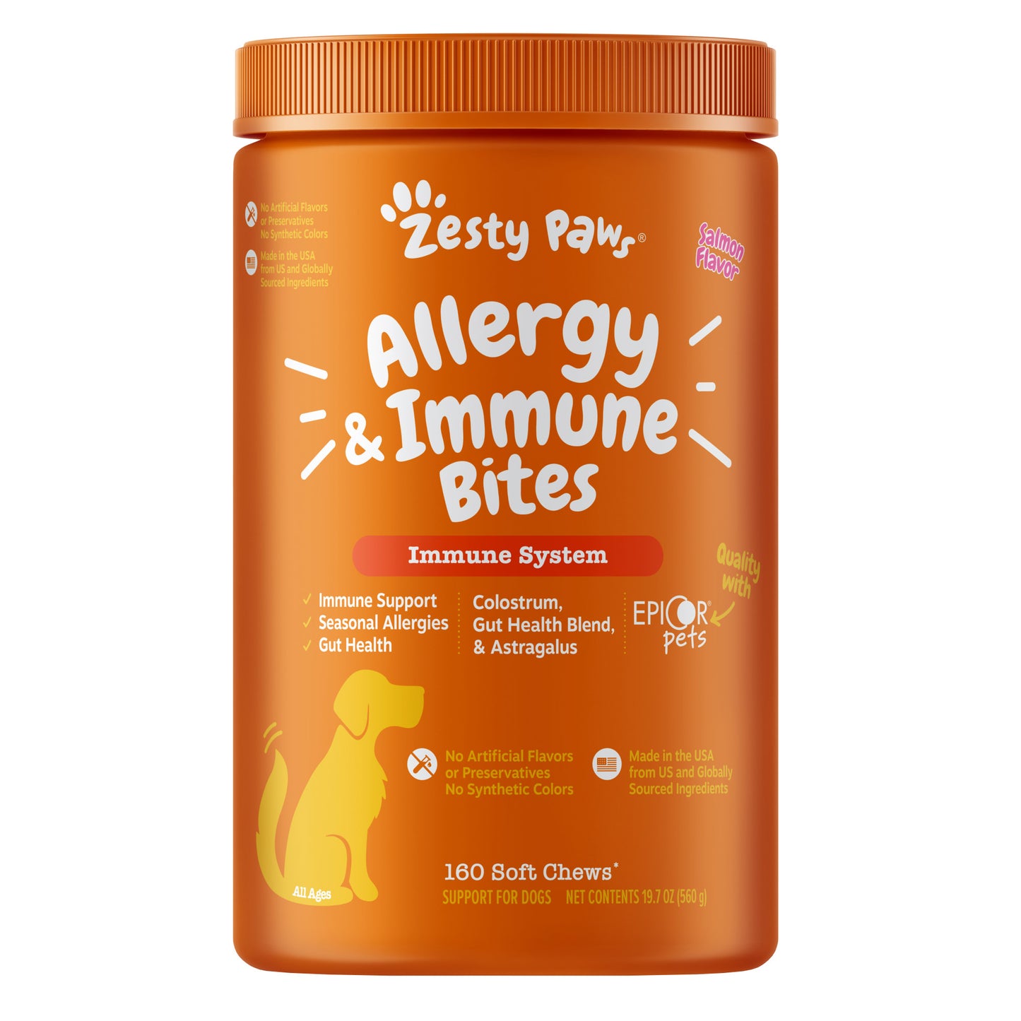 ZESTY PAWS CALMING CHEW 160 CT