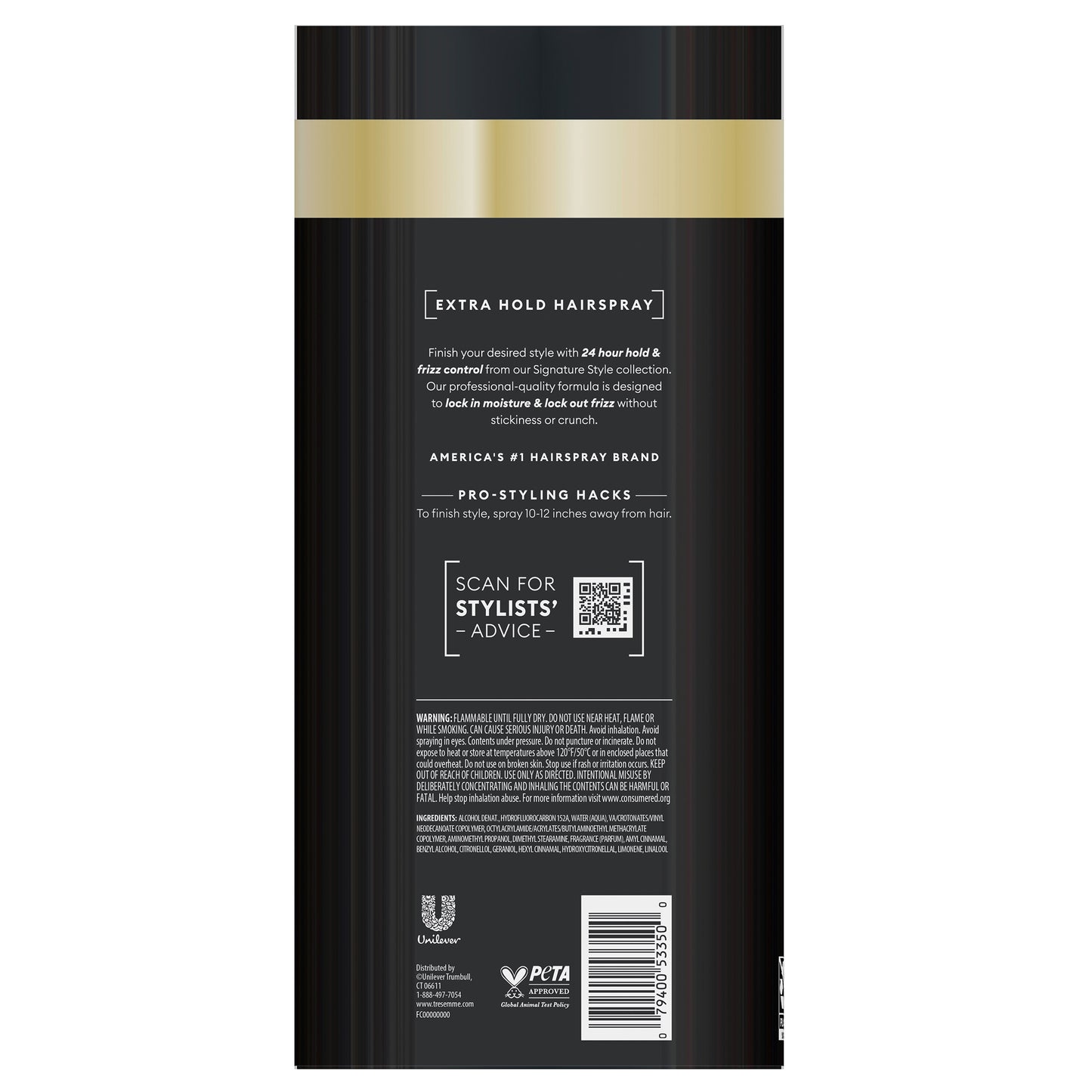 TRESEMME EXTRA HOLD HAIRSPRAY 16.5 2-РАCK