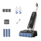 TINECO GO HAMMERHEAD CORDLESS ULTRA MOP & VAC • PET-READY • 3-IN-1 VAC AND MO? • ULTRA BUNDLE INCLUDES: WITH SELF-CLEA • 3 ROLLERS, 3 FILTERS • EASY REACH and 2 SOLUTIONS