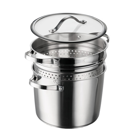 TRAMONTINA STAINLESS STEEL 8QT MULTI-COOKER