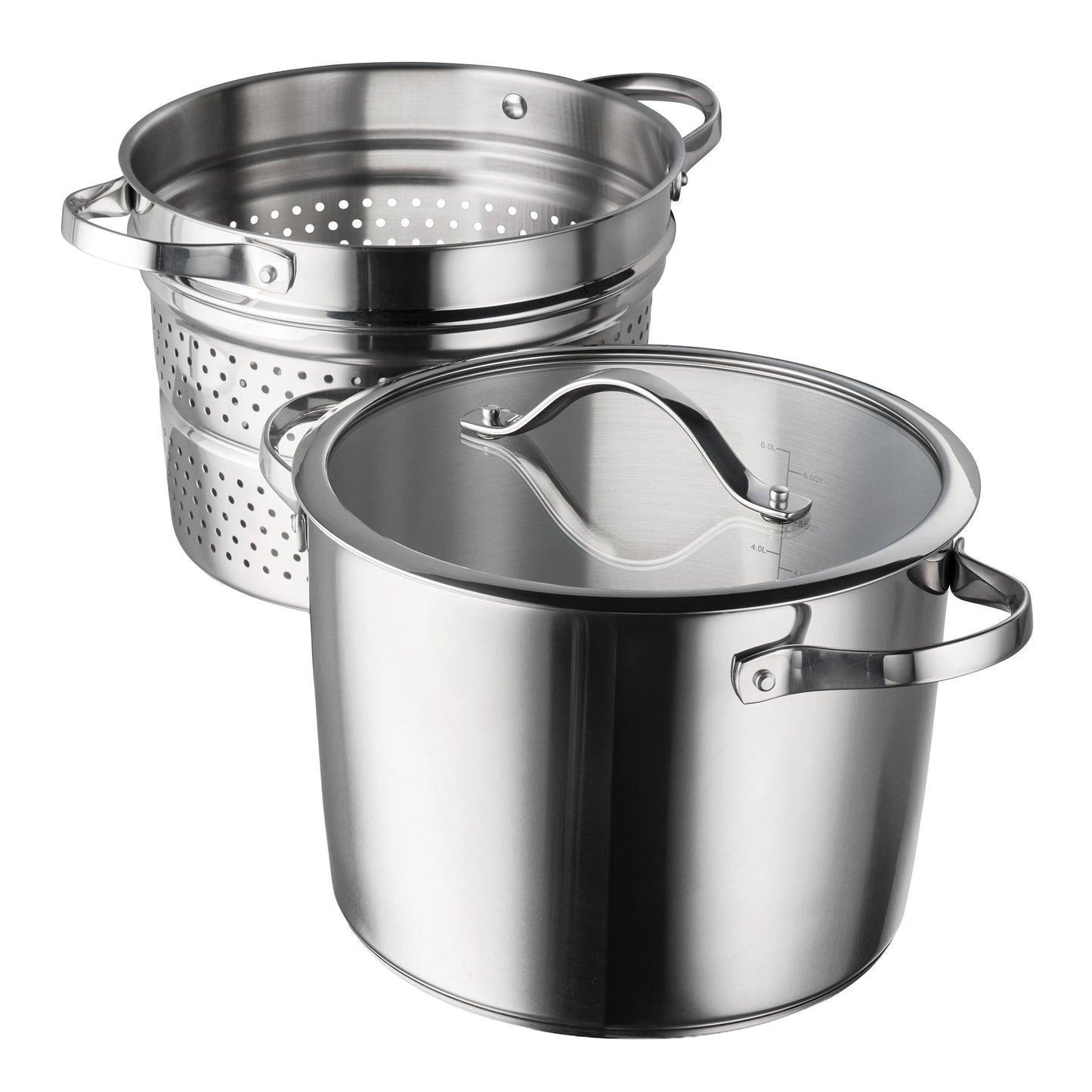 TRAMONTINA STAINLESS STEEL 8QT MULTI-COOKER