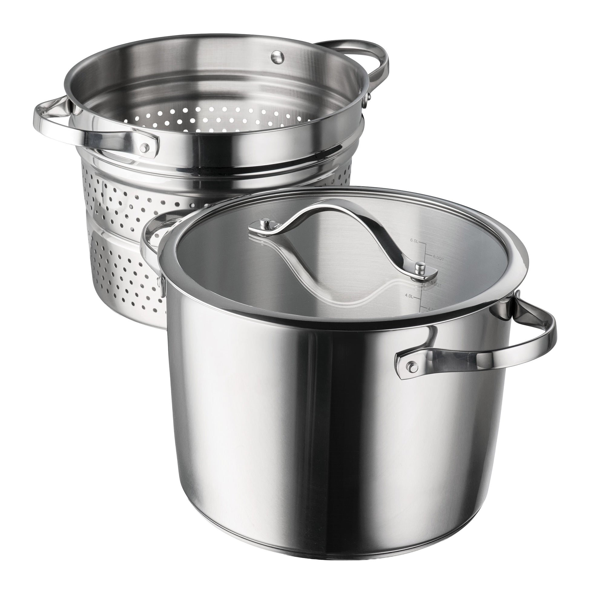 TRAMONTINA STAINLESS STEEL 8QT MULTI-COOKER