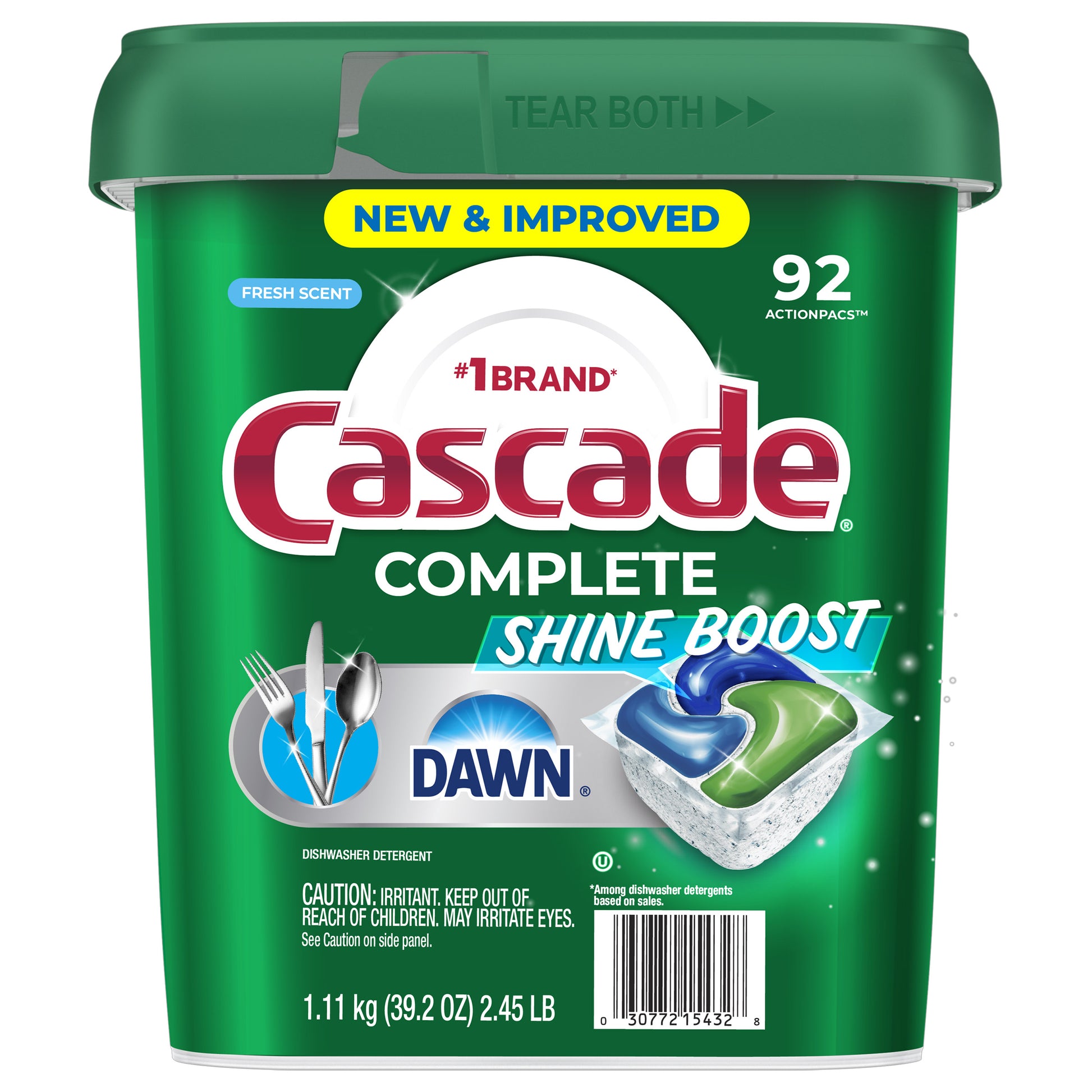 CASCADE COMPLETE SHINEBOOST PACS 92 CT