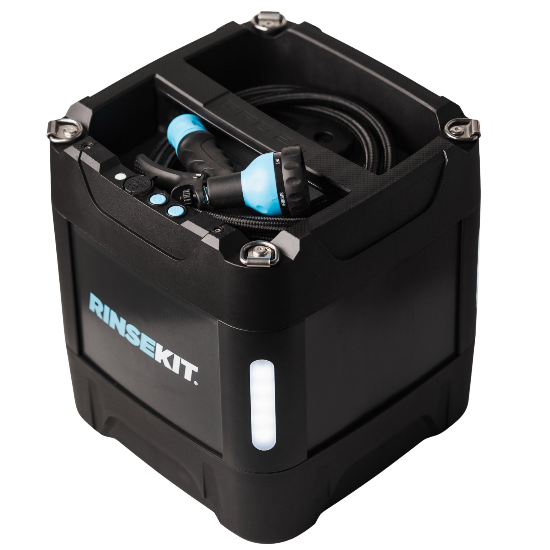 RINSEKIT PRO 2.0 PORTABLE SHOWER 4 GALLONS, BLACK