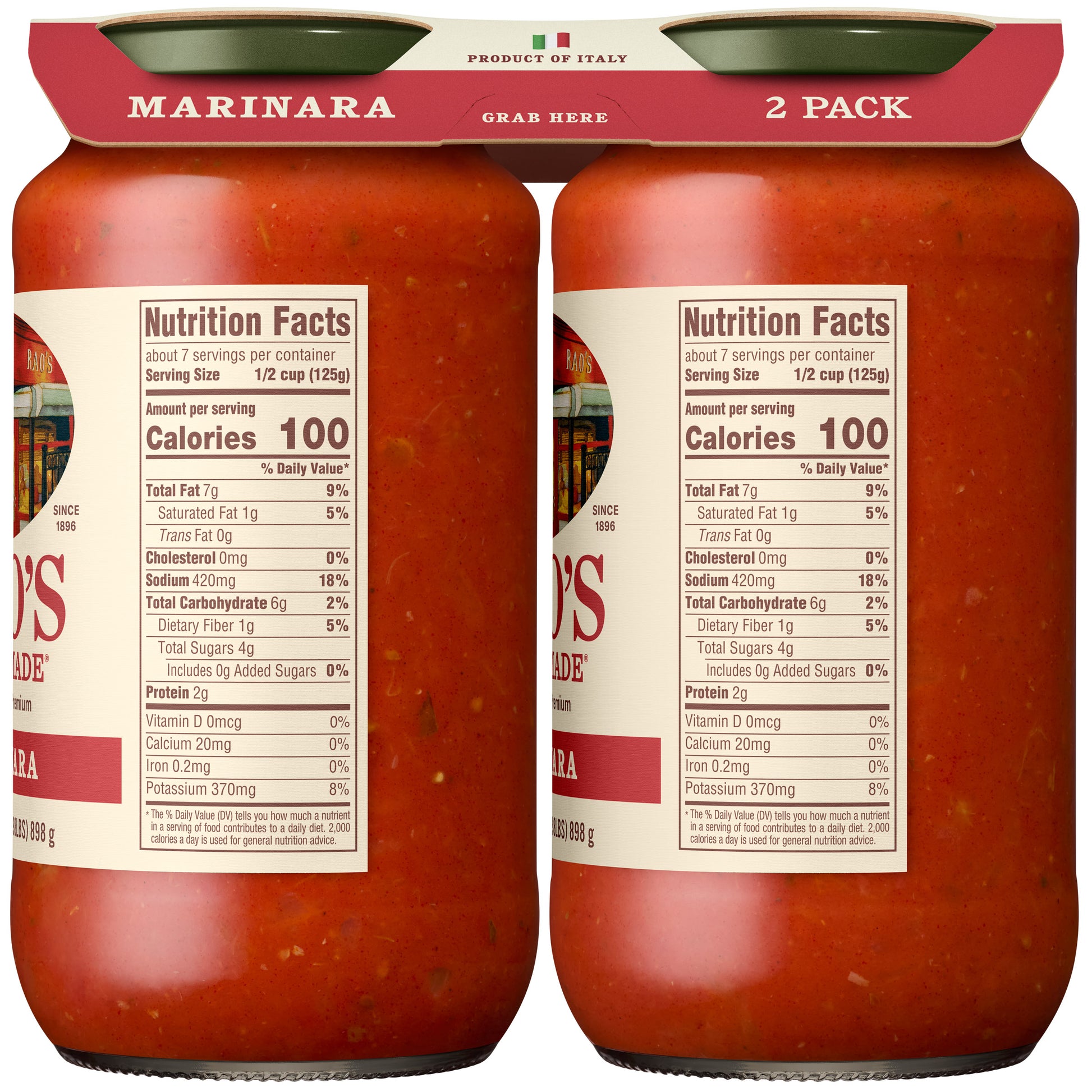 RAO'S MARINARA SAUCE 2/31.7 OZ