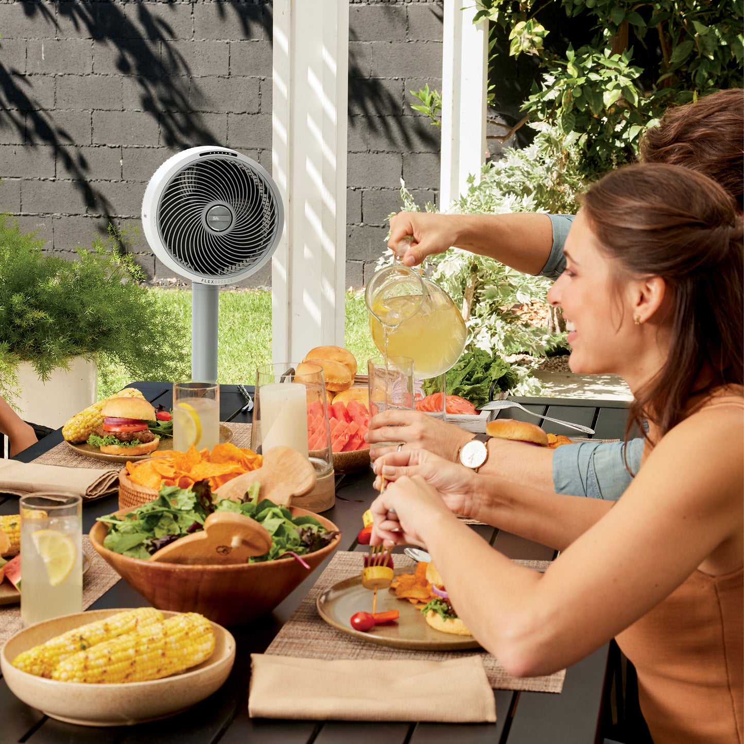 SHARK FLEXBREEZE CORDLESS FAN WITH MISTING ATTACHMENT