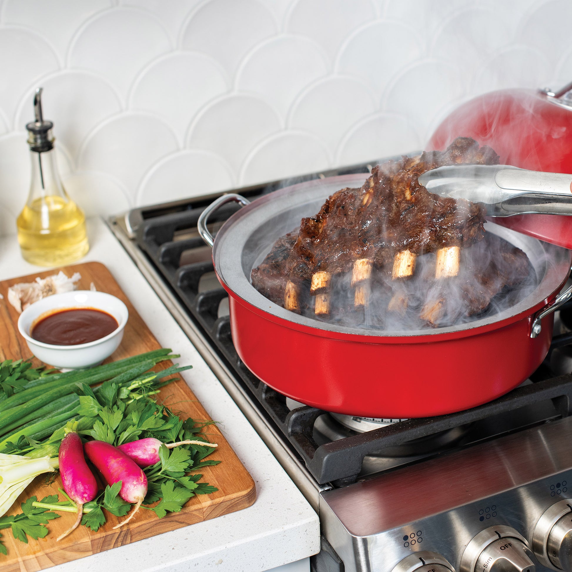 NORDIC WARE INDOOR & OUTDOOR KETTLE SMOKER