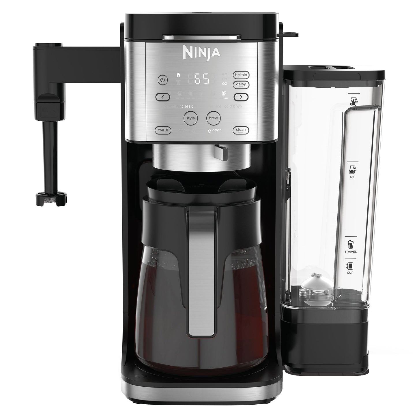 NINJA DUALBREW GROUNDS&PODS HOT&ICED COFFEE MAKER ^