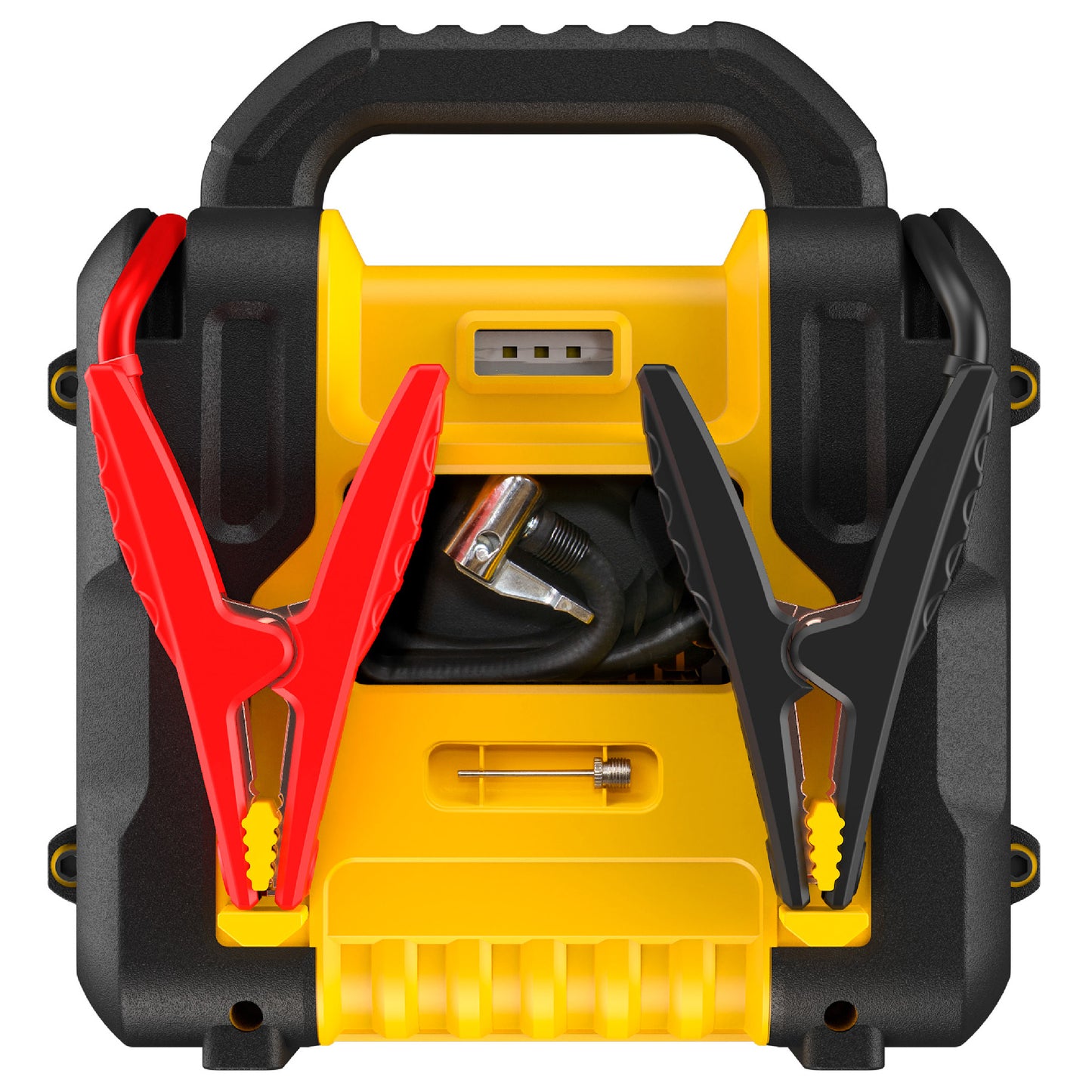 DEWALT 2000A LITHIUM JUMP STARTER/INFLATOR • 2-60W USB-C / 1-15W USB-A