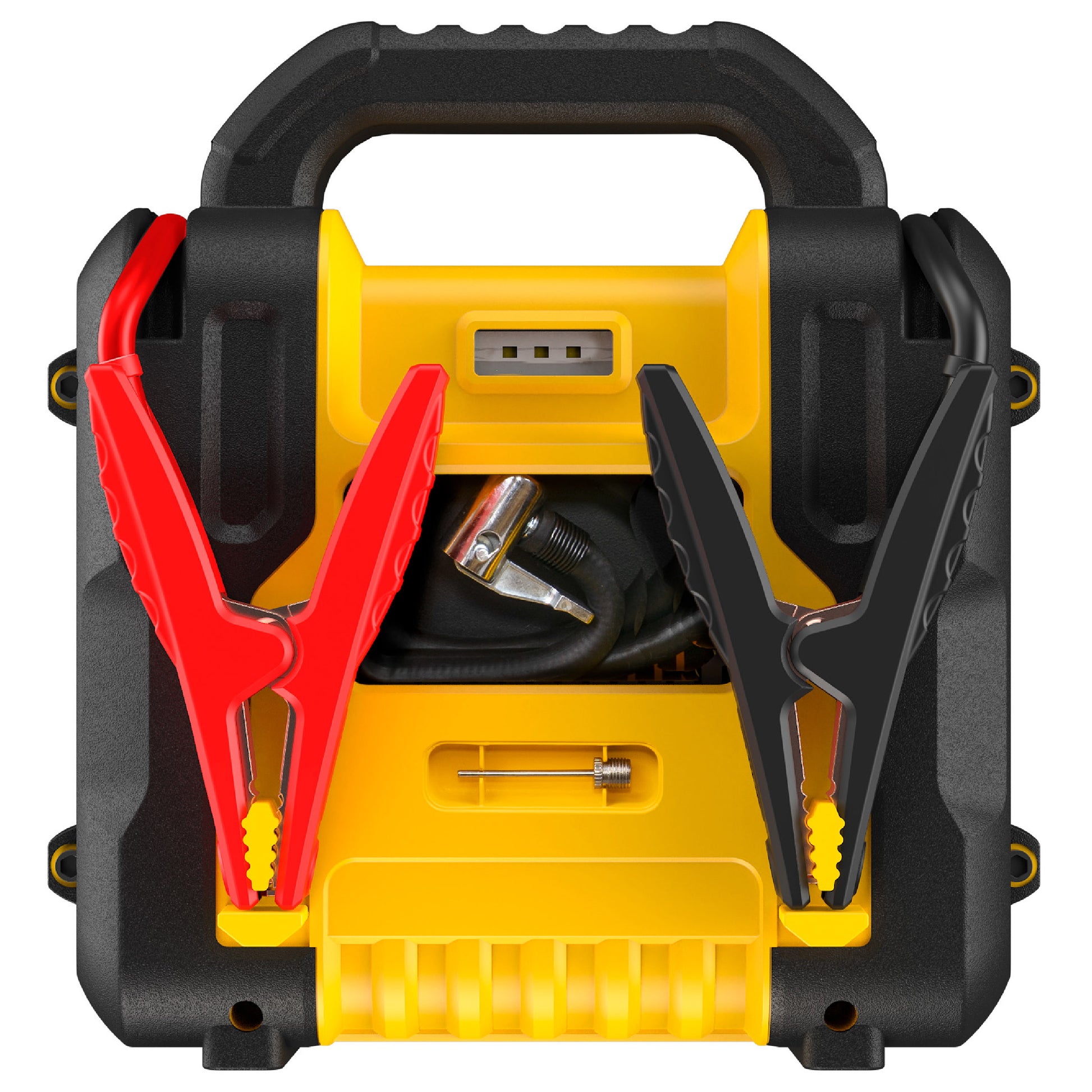 DEWALT 2000A LITHIUM JUMP STARTER/INFLATOR • 2-60W USB-C / 1-15W USB-A