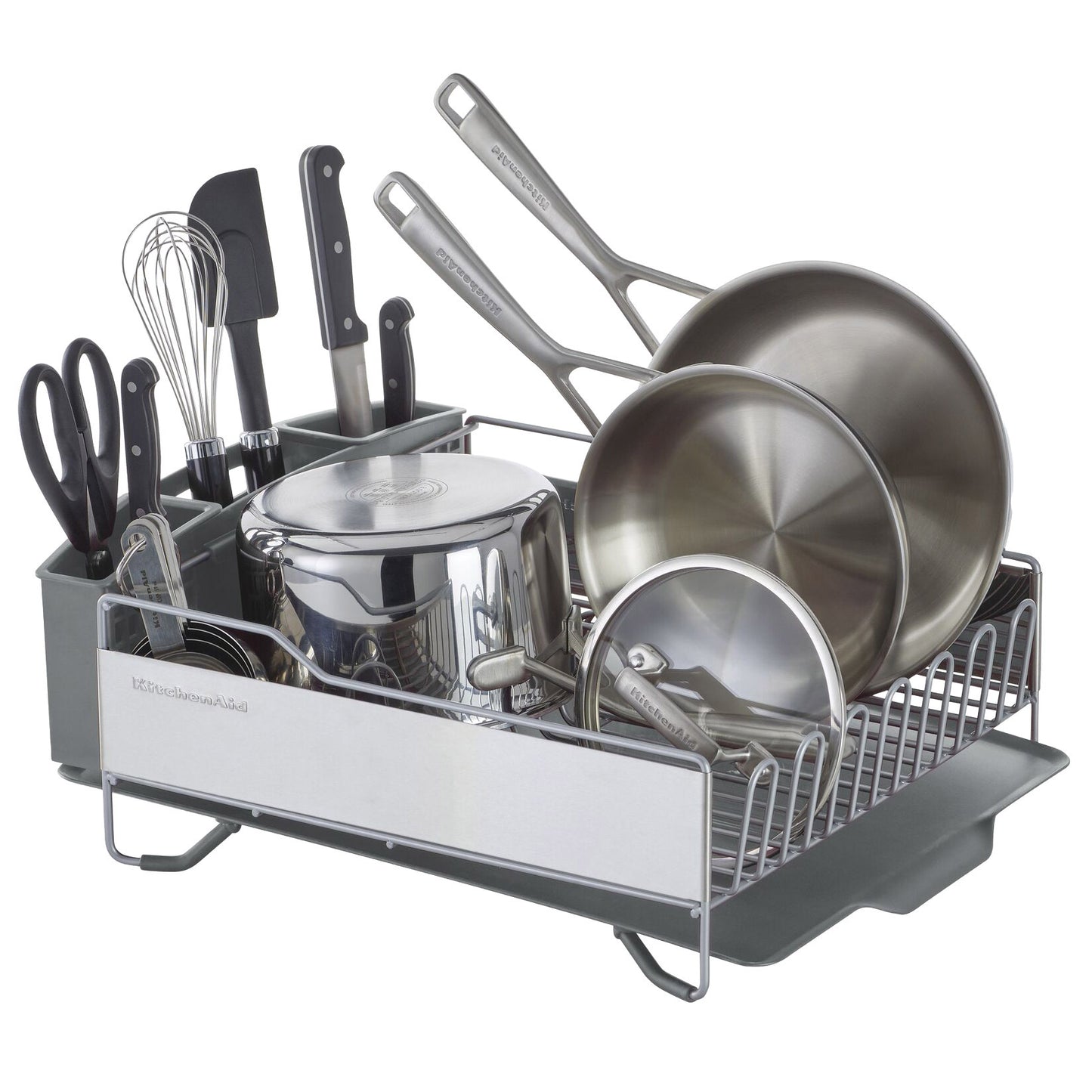 KITCHENAID STAINLESS STEEL FULL- SIZED DISH-DRYING RACK