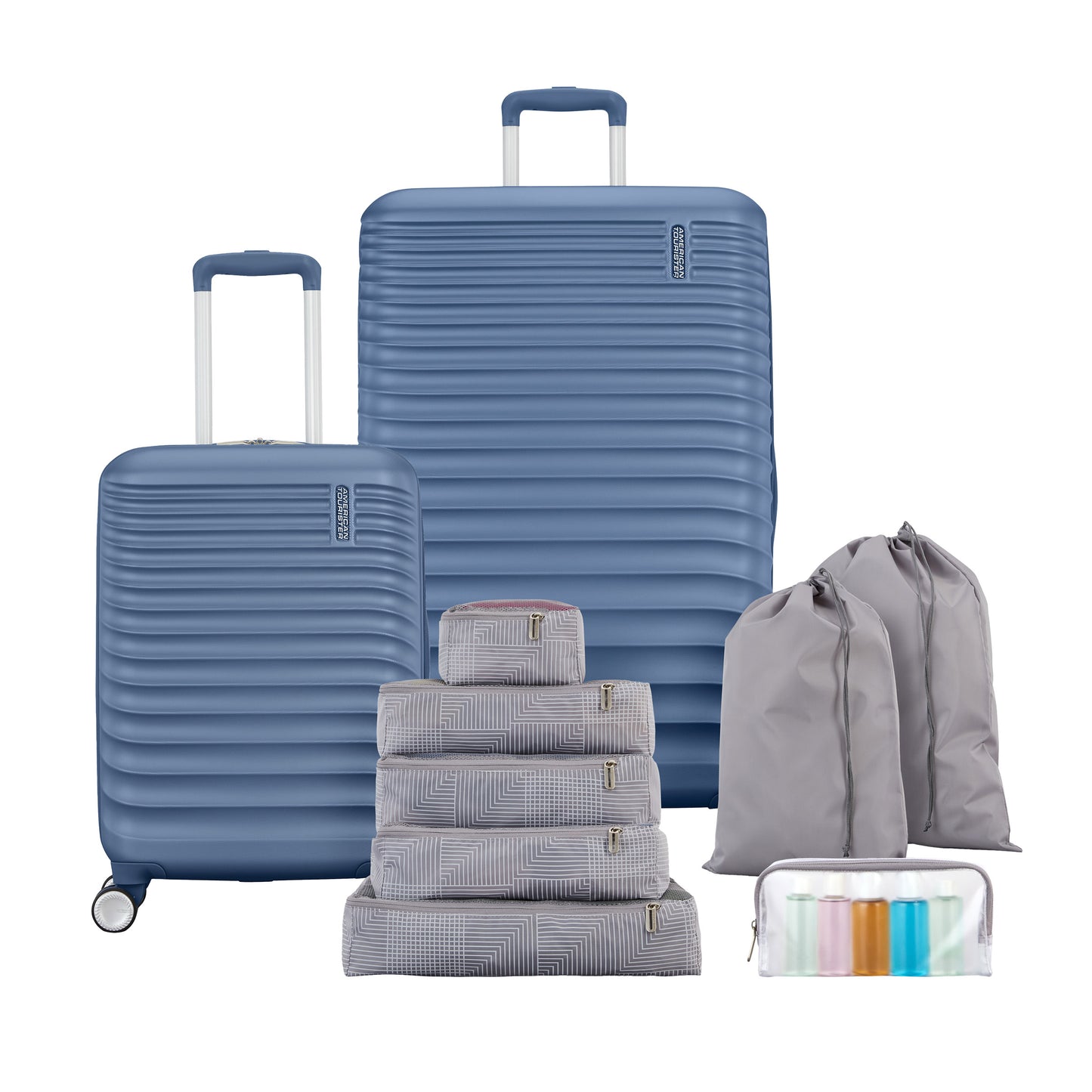 AT UPTURN 10 PC LUGGAGE SET