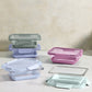 ELLO DURAGLASS 10-PIECE 4.1 CUP GLASS MEAL PREP CONTAINERS